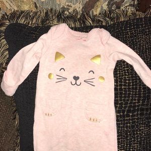 Pink pajama/sleeper for Premie girl
